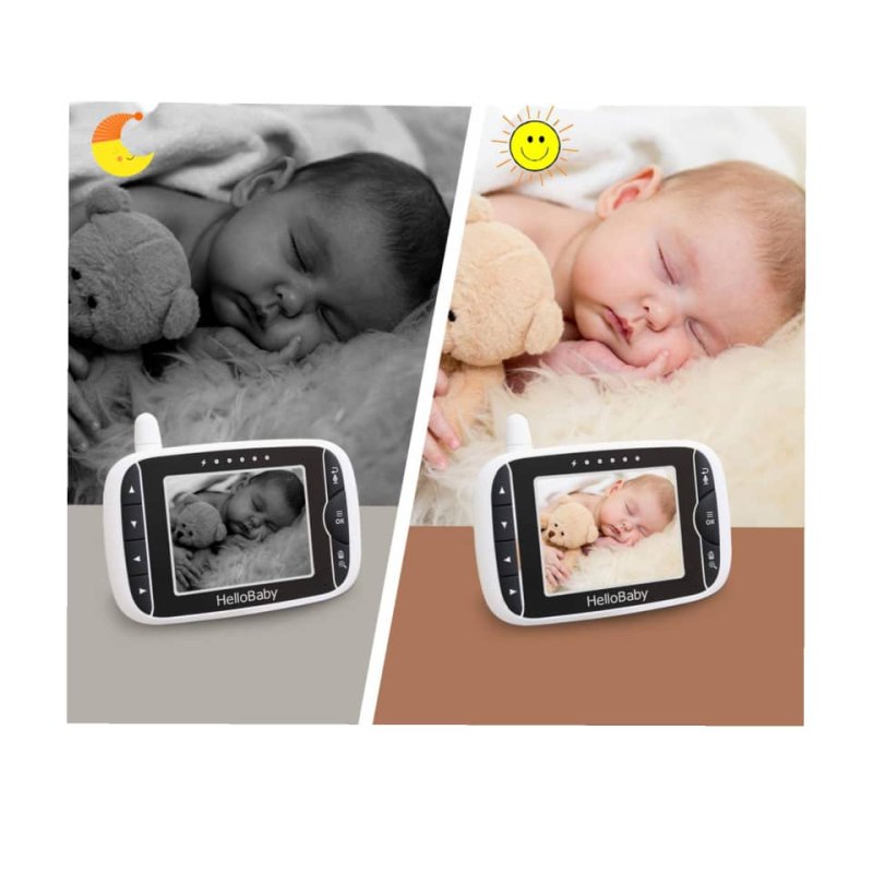 دوربین کنترل کودک هلو بی بی مدل HB65 دو دوربینه