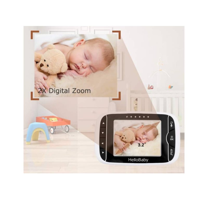 دوربین کنترل کودک هلو بی بی مدل HB65 دو دوربینه