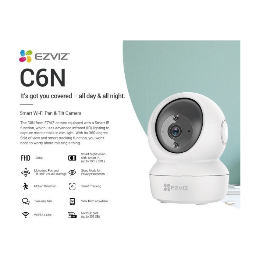 دوربین کنترلی و نظارتی EZVIZ مدل C6N